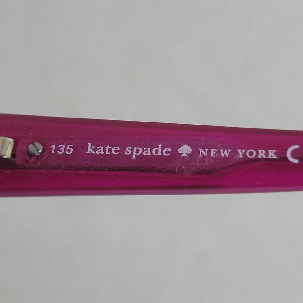 Kate Spade Karly 0JGQ 135 Womens Eyeglass Frames Rectangular Black Pink Leopard